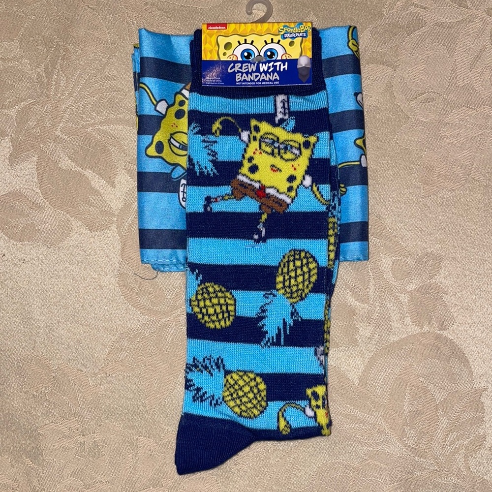 SpongeBob SquarePants Sock & Bandana Set
